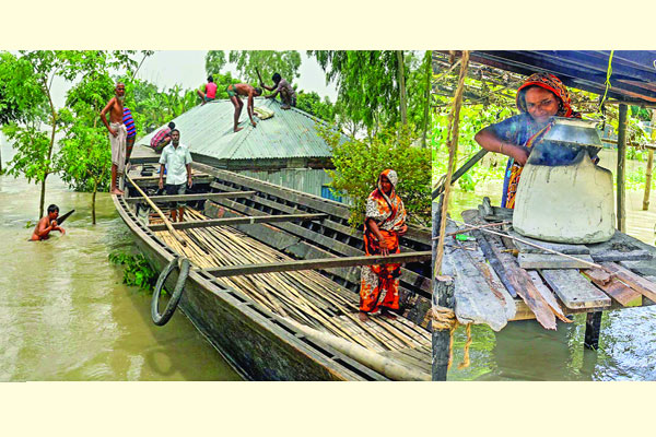 পানির সঙ্গে বাড়ছে ক্ষয়ক্ষতি