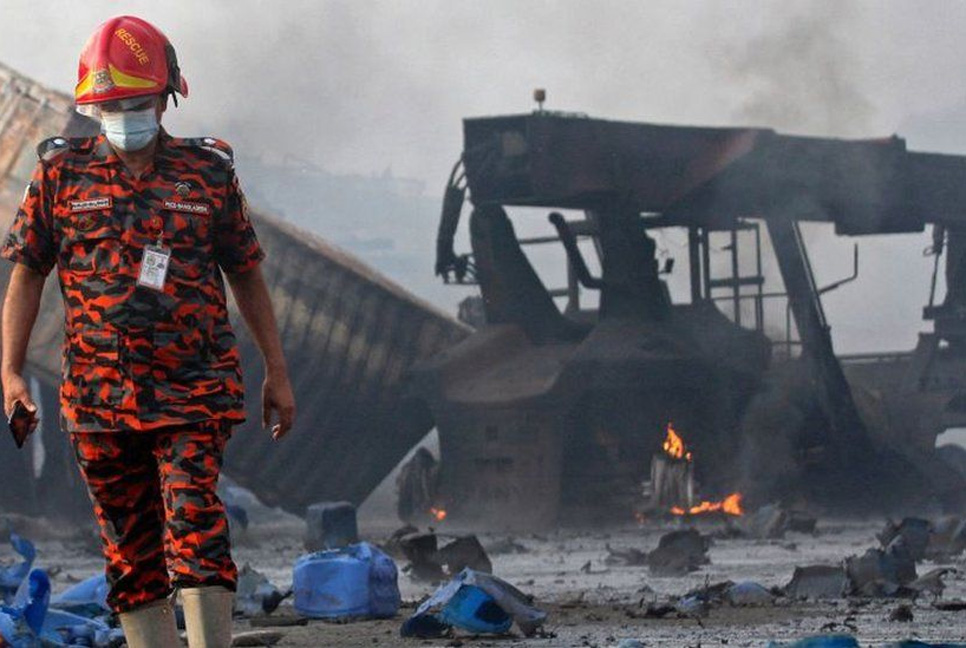 Noticia del incendio de Sitakunda en los medios mundiales

