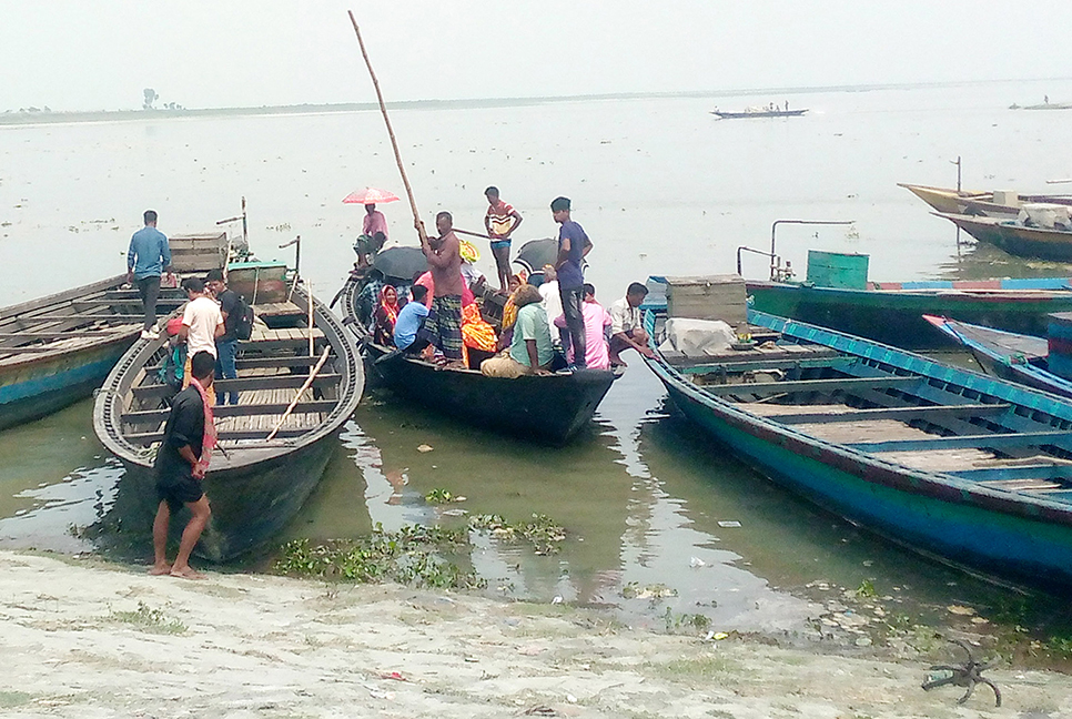 সারিয়াকান্দিতে যমুনায় পানি বৃদ্ধি