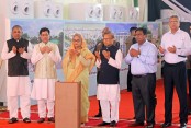 PM Hasina inaugurates construction of new Bangabazar Wholesale Market