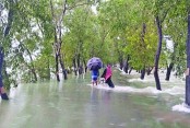Flash floods hit Sylhet due to onrush of waters from India 