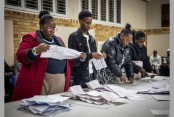 1st results announced from South Africa polls